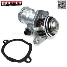 WOLFIGO Engine Coolant Thermostat Assembly for Mercedes ML350 C300 C350 E350 R350 C280 2722000015, 2722000415, 2722000115 2024 - buy cheap