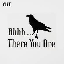 YJZT 15.6CM×11CM Funny Ahhh... There You Are Viny Decal Car Sticker Black/Silver 8C-0699 2024 - buy cheap