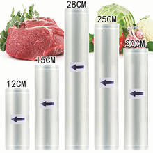 5 Rolls/Lot Kitchen Food Vacuum Bag Storage Bags For Vacuum Sealer 12/15/20/25/28cm*500cm 2024 - buy cheap