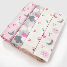 4pcs Cotton Baby Swaddles Soft Newborn Receiving Blankets Bath Gauze Infant Wrap Sleepsack Stroller Cover Play Mat Baby Blanket 2024 - buy cheap