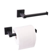 Preto fixado na parede rack de papel higiênico rolo titular do banheiro tecido prateleira armazenamento 5kg carga rolamento peso acessórios do banheiro 2024 - compre barato