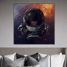 Canvas Painting wall art picture Female Space astronaut Figure Posters Modern living room decoration paintings for home Decor 2024 - buy cheap