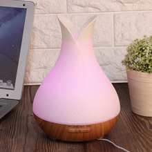 Aroma Diffuser 400ml Wood Grain Air Humidifier Aroma Essential Oil Diffuser with 7 Color Changing Lights for Office Home 2024 - buy cheap