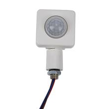 Hot High Quality Automatic PIR 85-265V Security PIR Infrared Motion Sensor Detector Wall LED Light Outdoor 160 Degrees 10M White 2024 - buy cheap