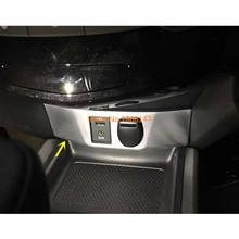car control Socket Charge cigarette smoke lighter switch frame lamp trim 1pcs For Nissan Qashqai j11 2016 2017 2018 2024 - buy cheap
