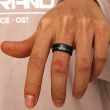 MOREDEAR New Design Christmas Tree Ring 8mm Titanium Ring For Men And Women 2024 - buy cheap