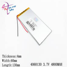 Bateria de lítio polímero 3.7 v, bateria 4060130 3860130 tablet 4800 mah bateria de energia móvel litro 2024 - compre barato
