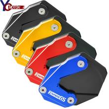 Para BMW R 1250 GS R 1250GS R1250GS 2018-2019 CNC Da Motocicleta Acessórios Da Motocicleta Placa de Cavalete Lateral Ampliar Ampliar Lado apoio estande Pad 2024 - compre barato