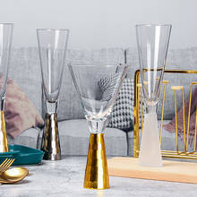 Luxo copo de vidro champanhe parede dupla copos flautas taça bolha vinho tulipa cocktail festa casamento copo ld550 2024 - compre barato