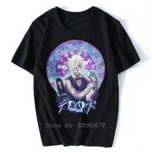 Men's T-Shirt Death Parade Funny Cotton Tee Shirt Short Sleeve Decim Bar Anime T Shirts Tees Men Cotton Tshirt Harajuku 2024 - buy cheap