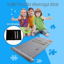 Puzzles Mat Jigsaw Roll Felt Mat Play Mat Large For Up To 1500 1000 Pieces Puzzle Blanket Toy Accessories Puzzle Portable Mat 2024 - buy cheap