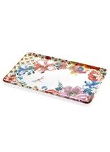 DOLBOVI The Mia 53x32 cm Floral White Spring Pattern Melamine tray TPS0026 tray поднос plateau de service 2024 - buy cheap