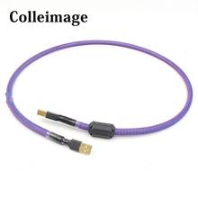 HIFI USB Cable QED 6N OCC OFC USB Data Cable Type A To Type B Cable USB Audio Video Cable For USB DAC Compute Laptop Projector 2024 - buy cheap