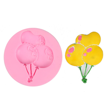 Creative Three Balloons Silicone Cake Mold Baking Tools Fondant DIY Cake Decorating Chocolate Cookie Soap Mold Cooking Tools 2024 - buy cheap