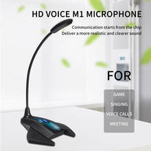 MAMEN Cool HD Vioce Microphone USB Clear Sound Gooseneck Condenser Microphone 100-10K Hz Game Microphone for IOS/Android/PC 2024 - buy cheap