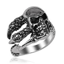 Кольцо для самообороны, регулируемое кольцо из сплава для мужчин и женщин в стиле ретро 2024 - купить недорого
