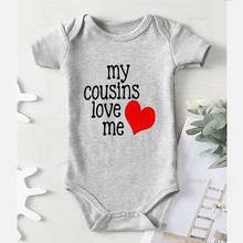 Clothes for Girls Winter Jumpsuit Kids Printing Cousins Love Me Newborn Baby Boy Clothing Toddler Rompers Cotton Jumpsuits 2024 - buy cheap