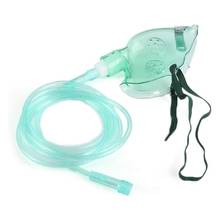 Adult Oxygen Mask with Tube Soft Anatomical Form,Green Shield Medicine Cup Nebulizer Inhaler Conduit Oxygen Mask with 1.9m Tube 2024 - buy cheap