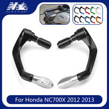 With Logo For Honda NC700X nc700x 2012 2013 Motorcycle 7/8"22mm Handlebar Grips Guard Brake Clutch Levers Guard Protector 2024 - buy cheap