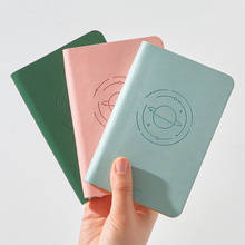 Bloc de notas de cuero japonés Inglés Simple para llevar, cuaderno pequeño, papelería de bolsillo, escuela, estudiante, aprender a diario 2024 - compra barato