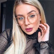 Sexy Transparent Round Glasses Frame Women Clear Lens Myopia Nerd Glasses Luxury Vintage Eyeglasses Optical Spectacle Frames 2024 - buy cheap