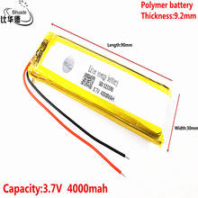 Good Qulity 3.7V,4000mAH 923090 Polymer lithium ion / Li-ion battery for tablet pc BANK,GPS,mp3,mp4 2024 - buy cheap