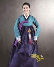 Ханбок платье на заказ Корейский Традиционный женский корейский ханбок национальный костюм 2024 - купить недорого