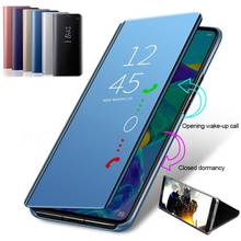 Mirror Flip Case For Samsung Galaxy A10 A30 A40 A50 A70 A80 M20 M30 J4 Plus J6 2018 S7 edge S8 S9 Plus S10 Note 10 Pro 8 9 Cover 2024 - buy cheap