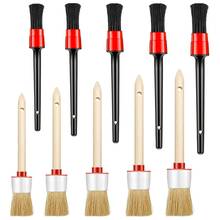 10Pcs Car Detailing Brush Kit Vehicle Auto Interior Wheel Hub Tube Cleaning Set Car Accessories Exterior 2024 - buy cheap