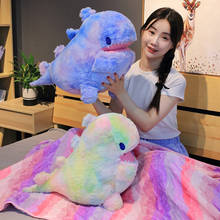 60CM new multi-function color dinosaur stuffed plush toy air conditioner blanket pillow child's birthday gift 2024 - buy cheap