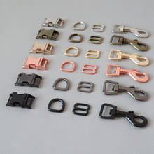 20Sets/Pack 15mm Webbing Straps Metal D Ring Carabiner Belt Buckle Snap Clip Hook For Pet Dog Collar Clasp Sewing DIY Accessory 2024 - buy cheap