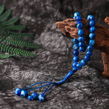 10mm Middle East Bracelets Tassel Pendant 33 Prayer Beads Islamic Muslim Tasbih Allah Mohammed Rosary for Women Men 2024 - buy cheap