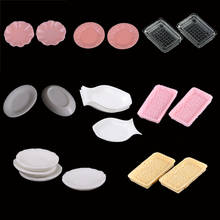 Mini Resin Food Dishes Tableware Miniature Doll House Accessories Dollhouse Trays Plates Doll Kitchen Toys 2024 - buy cheap