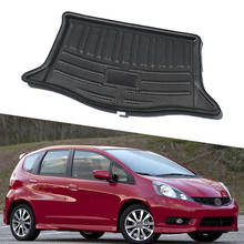 Car Rear Trunk Tray Boot Liner Cargo Mat Floor For Honda Jazz Fit 2008 2009 2010 2011 2012 2013 2024 - buy cheap