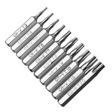 10pcs CR-V Torx Bits Set T3 T4 T5 T6 T7 T8 T9 T10 T15 T20 Pouco Reparo Móvel 2024 - compre barato