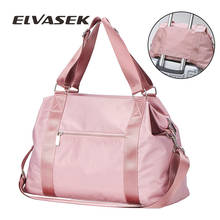 ELVASEK-bolsa de viaje grande para mujer, bolso de Viaje Unisex, de nailon, para llevar equipaje, de noche, 2020 2024 - compra barato