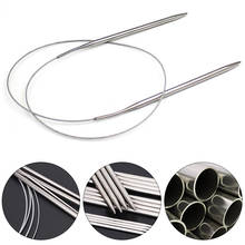Sweater knitting Needle Stainless Steel Ring Needle 43/60/120cm Weaving Circular Knitting Needlework Kits DIY Knitted Tool 2024 - buy cheap