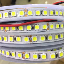 LED Strip Light 12V/24V 120leds/m SMD5050 Flexible Tape 600leds Warm White Cold White Ice Blue Pink Golden Yellow Red Green RGB 2024 - buy cheap