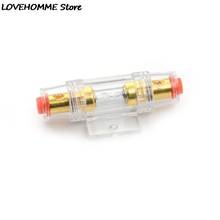 1 pc Gold Plated Fuse Holder Block Audio In Line AMP Amplifier Cable AGU For Car Vehicle Subwoofer 2024 - buy cheap