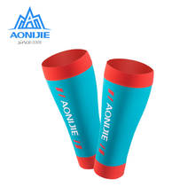 AONIJIE-Calcetines de compresión de pantorrilla para hombre y mujer, medias atléticas con alivio de espinillas, para correr y ciclismo, E4405 2024 - compra barato
