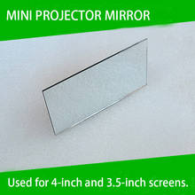 Miniproyector de superficie frontal, accesorios de bricolaje, lente de alta reflectividad, 114x57,5x2mm, 1 unidad 2024 - compra barato
