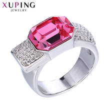 Xuping-Anillo de cristales de Color rosa para mujer, joyería de moda, estilo salvaje, regalos, 14992 2024 - compra barato