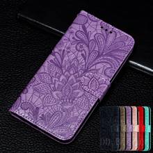 Lace flower Leather wallet Case for xiaomi Redmi Note 11 10 Pro 7 6 8 8T Redmi 10C 10A A1 9T 7A 8A 9C 9A Case Mi A3 A2 Lite 9 2024 - buy cheap
