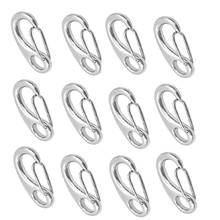 12 Packs Marine Grade Stainless Steel 316 Spring Snap Hook Clips Boat Hardware - 2 inch 50mm 2024 - buy cheap