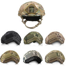 Capa para capacete de airsoft, capa tática de combate militar, tipo cs wargame sport, capa para capacete ops-core pj/bj/mh 2024 - compre barato