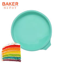 BAKER DEPOT Silicone Mold for Cake pizza pastry baking round bread rainbow cake mould cake decoration DIY birthday christmas 2024 - buy cheap