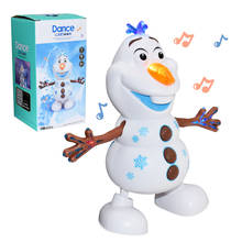 Disney Frozen Dancing Snowman Olaf Musical Toy With Light Music Can Waving Arms With 5 Music Kids Birthday Christmas Gift 2024 - buy cheap