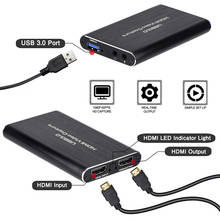 Willkey-tarjeta de captura de vídeo HD 1080P 4K HDMI a USB 3,0, tablero de captura de vídeo, grabación de juegos en vivo, Transmisión en bucle 2024 - compra barato