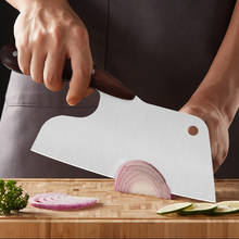 Экономичный кухонный нож из нержавеющей стали с острым лезвием, нож для резки мяса и овощей 2024 - купить недорого