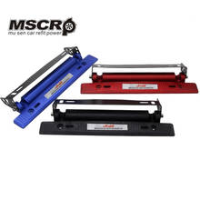MUGEN Style Adjustable Carbon Fiber Look Bumber Plate,Aluminium License plate frame color red/blue/black 2024 - buy cheap